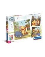 Puzzle 3x48 Super Kolor Winnie The Pooh