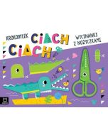Wycinanki z nożyczkami. Krokodylek ciach, ciach!