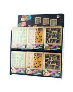 Puzzle IQ drewniany labirynt MIX
