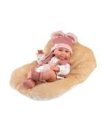 Lalka winylowa bobas Nica z poduszką 40cm