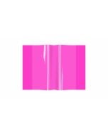 Okładka zeszytowa A5 PVC neon różowy (10szt)