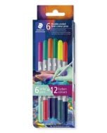 Flamastry dwustronne Multiverse 6szt 12 kolorów