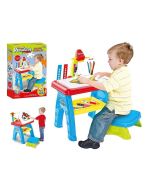 Stół edukacyjny z projektorem, krzesełko