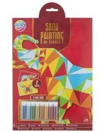 Malowanie piaskiem po numerach A4 Słoń