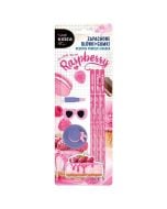 Ołówki zapachowe +gumki malinowy sernik KIDEA