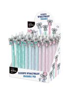 Długopis wymazywalny z figurką Koala (24szt) KIDEA