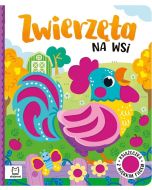 Zwierzęta na wsi. Książeczka z miękkim filcem