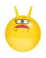 Piłka do skakania z rogami żółta 45cm