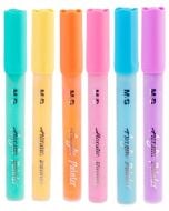 Markery akrylowe pastel 6 kolorów M&G