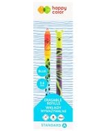 Wkłady wymazywalne niebieskie 0,6mm 3szt