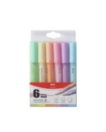 Markery akrylowe pastel 6 kolorów M&G
