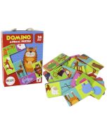 Puzzle dwustronne domino zwierzęta