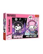 Puzzle 160 Kuromi rządzi Hello Kitty TREFL