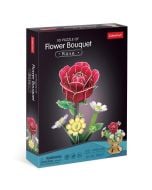 Puzzle 3D Bukiet kwiatów Róże