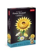 Puzzle 3D Bukiet kwiatów Słoneczniki