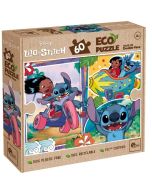 Puzzle 60 Stitch Eko dwustronne