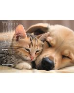 Mata na biurko z nadrukiem friendship