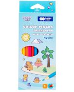 Kredki drewniane trójk. Yummy Yum Kapibara 12 kol.