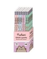Ołówki z gumką HB Pusheen tuba (72szt)