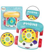 Telefon na kółkach do ciągnięcia kolorowy