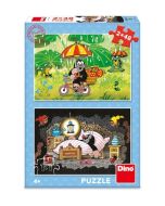 Puzzle 2w1 Krecik, Dzień Krecika