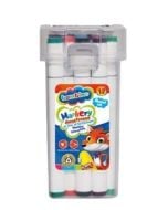 Markery artystyczne 12 kolorów Zwierzaki uczniaki