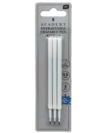 Wkłady do długopisów ścieralnych autom. nieb 3szt