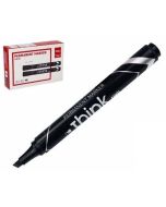 Marker permanentny ścięty 1,5-5mm czarny (12szt)