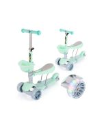 Hulajnoga z siodełkiem 2w1 trójkołowa led