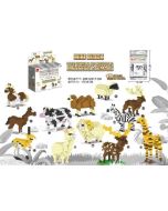 Klocki zwierzęta MIX