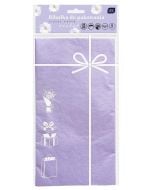 Bibułka do pakowania 50x70cm 5 arkurzy fioletowa