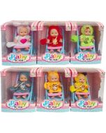 Lalka z wózkiem MIX