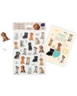 Naklejki puffy Puppy Sign 30szt