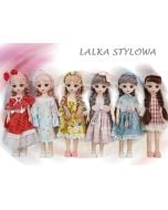 Lalka stylowa zginane ręce i nogi 29cm MIX