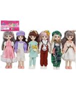 Lalka stylowa zginane ręce i nogi 29cm MIX