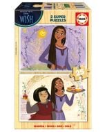 Puzzle drewniane 2x25 Życzenie