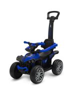 Jeździk z rączką Mega niebieski