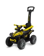 Jeździk z rączką Mega żółte