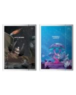 Teczka z gumką A4 Metallic Fantasy (10szt)