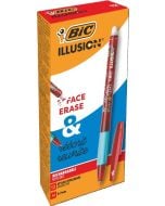 Długopis wymazywalny Illusion czerwony (12szt)