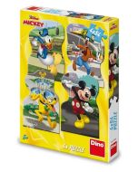 Puzzle 4w1 4x54 Myszka Miki