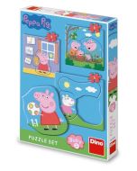 Puzzle Baby 3w1 Świnka Peppa
