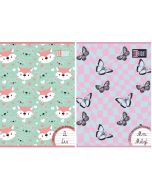 Zeszyt A4/32K linia dwukolorowa mix (15szt)