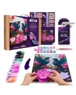 Malowania po numerach 30x40cm Kolibry zakochane