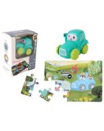 Auto puzzle Przygoda drogowa traktor