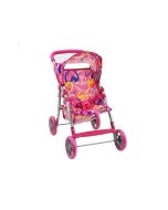 Wózek spacerówka dla lalek z koszem i daszkiem