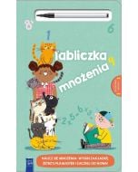 Tabliczka mnożenia z flamastrem suchościeralnym