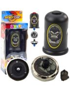 Wyrzutnia z bączkiem latający dysk czarny