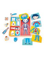 Układanka edukacyjna drewniana Ciało człowieka