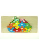 Puzzle drewniane Statek